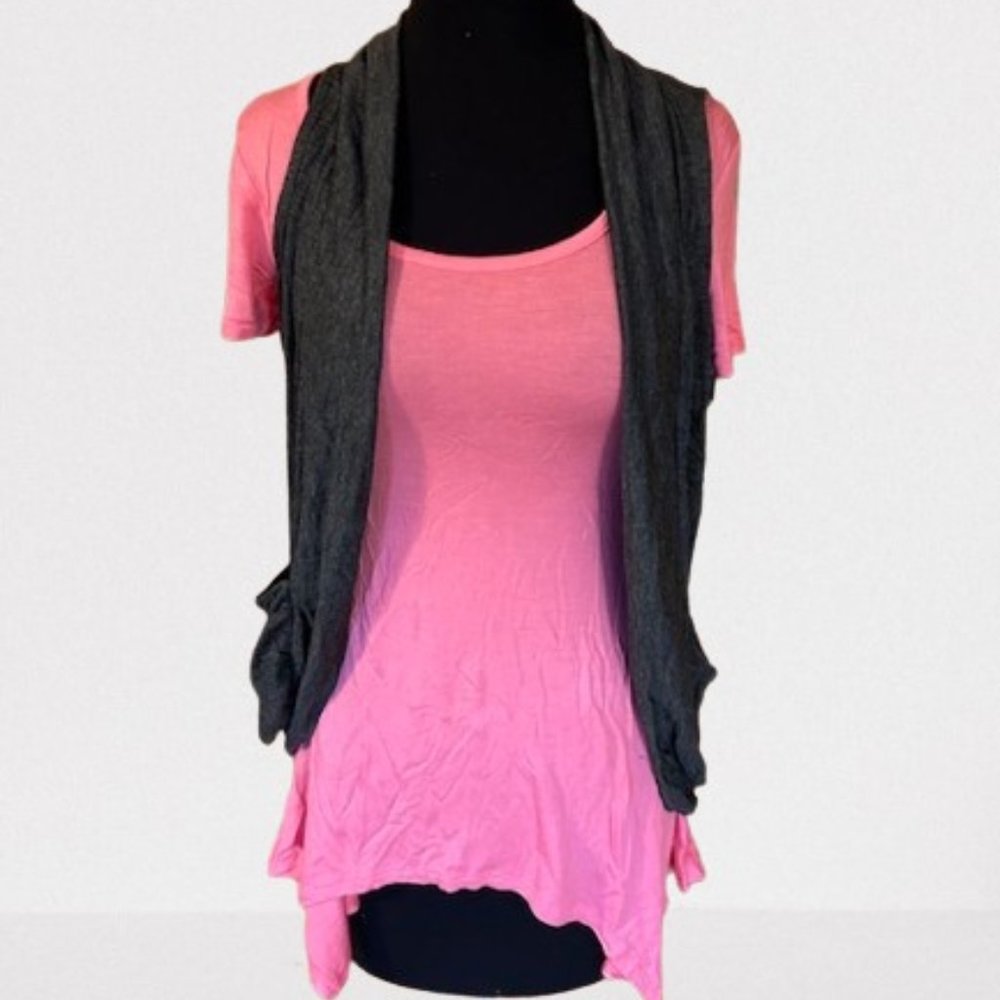 Charcoal Vest T1457 - Picture 1 of 5